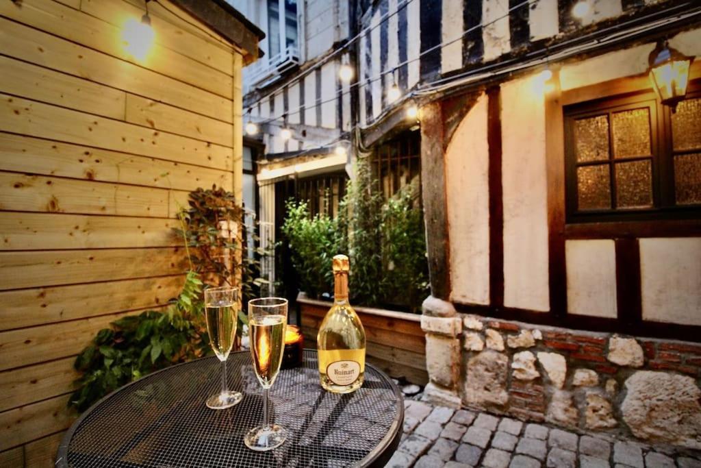 Le Spa Gustave - Sauna, Jacuzzi & Terrasse A Rouen Exterior foto